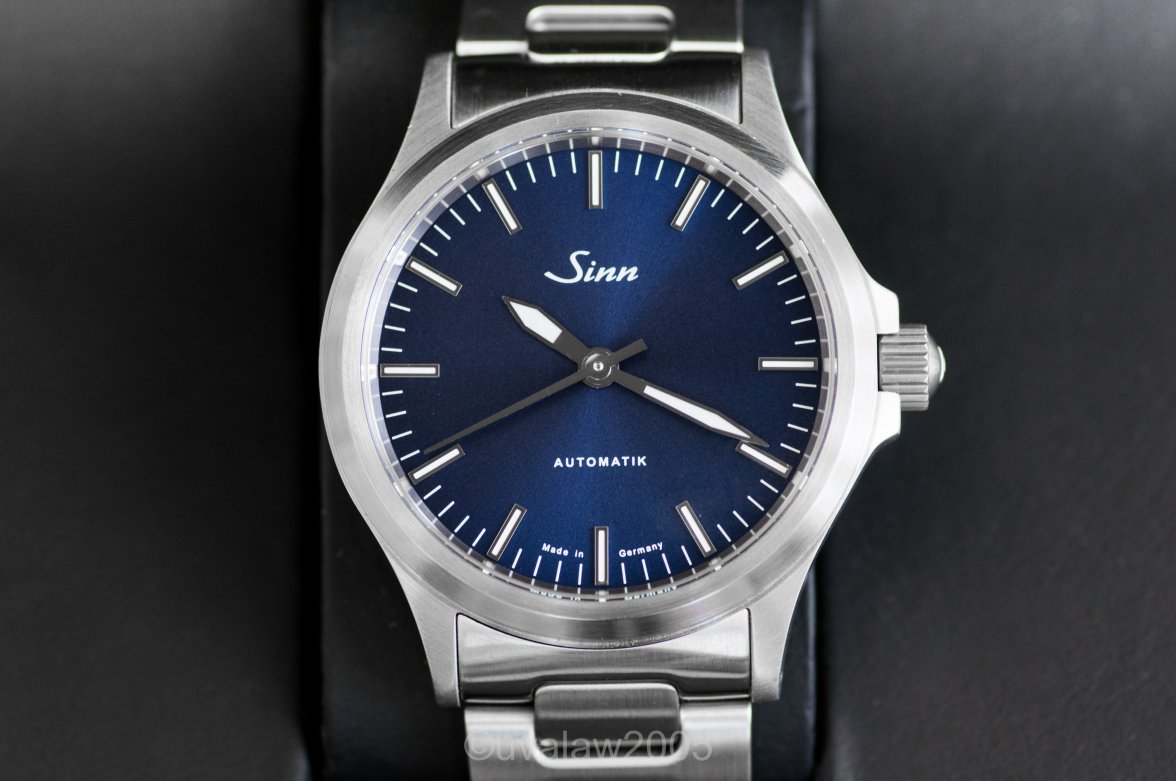 SOLD - Sinn 556i B Blue Dial On H-Link Bracelet | Omega Forums