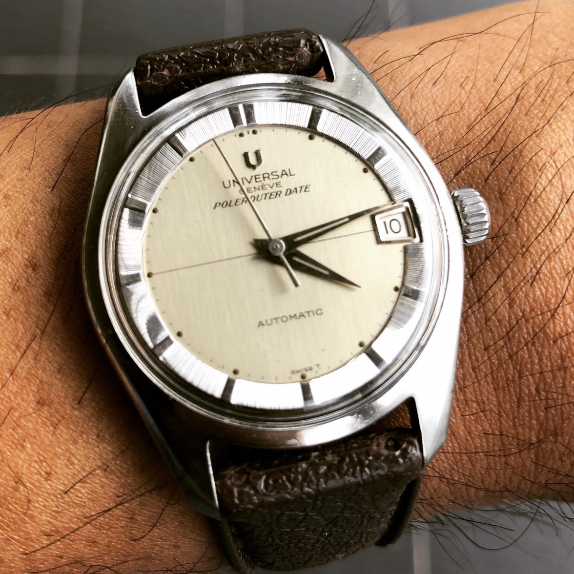 SOLD - Universal Geneve Polerouter Date | Omega Forums