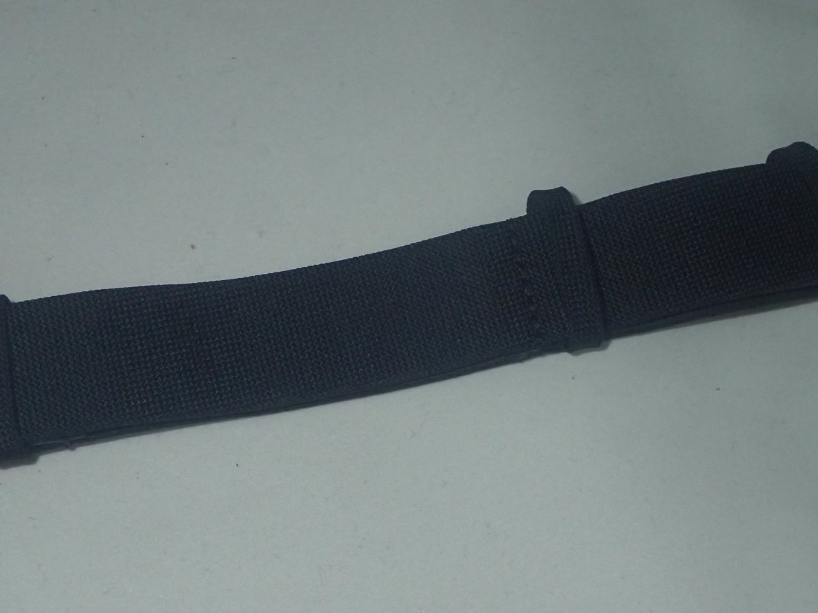 WITHDRAWN Omega Black Coated Nylon Fabric NATO Strap REDUCED Omega
