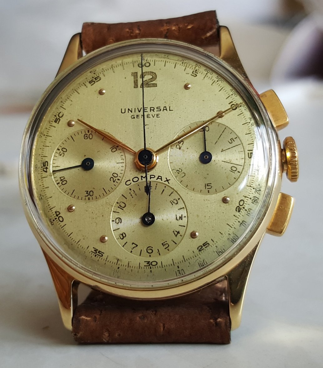 SOLD Universal Geneve Compax 12322 REDUCED 2200€ Omega Forums