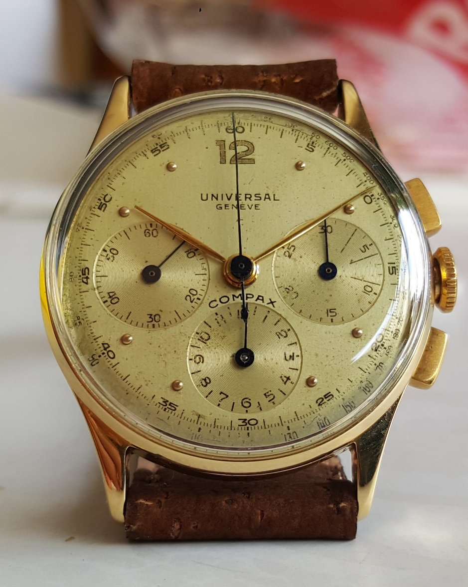 SOLD Universal Geneve Compax 12322 REDUCED 2200€ Omega Forums