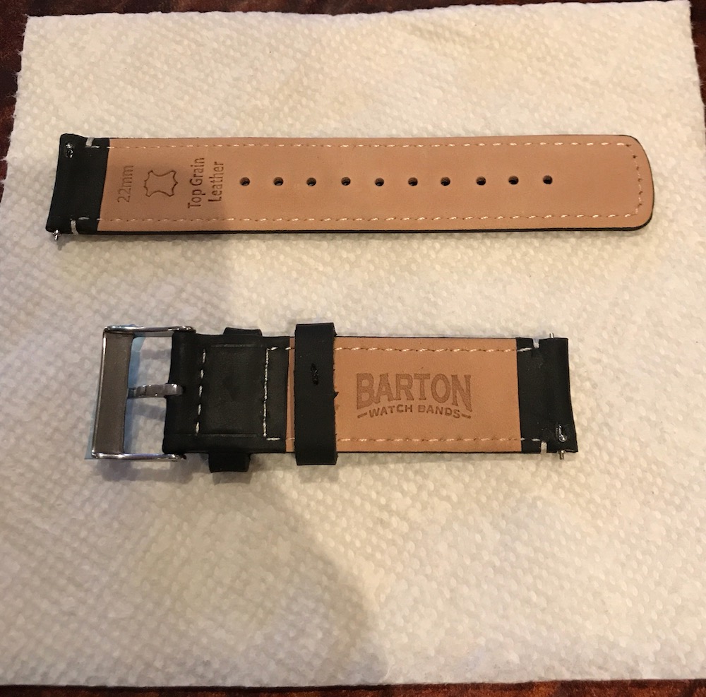 FS Barton Black Leather Watch Strap (22mm) Omega Forums
