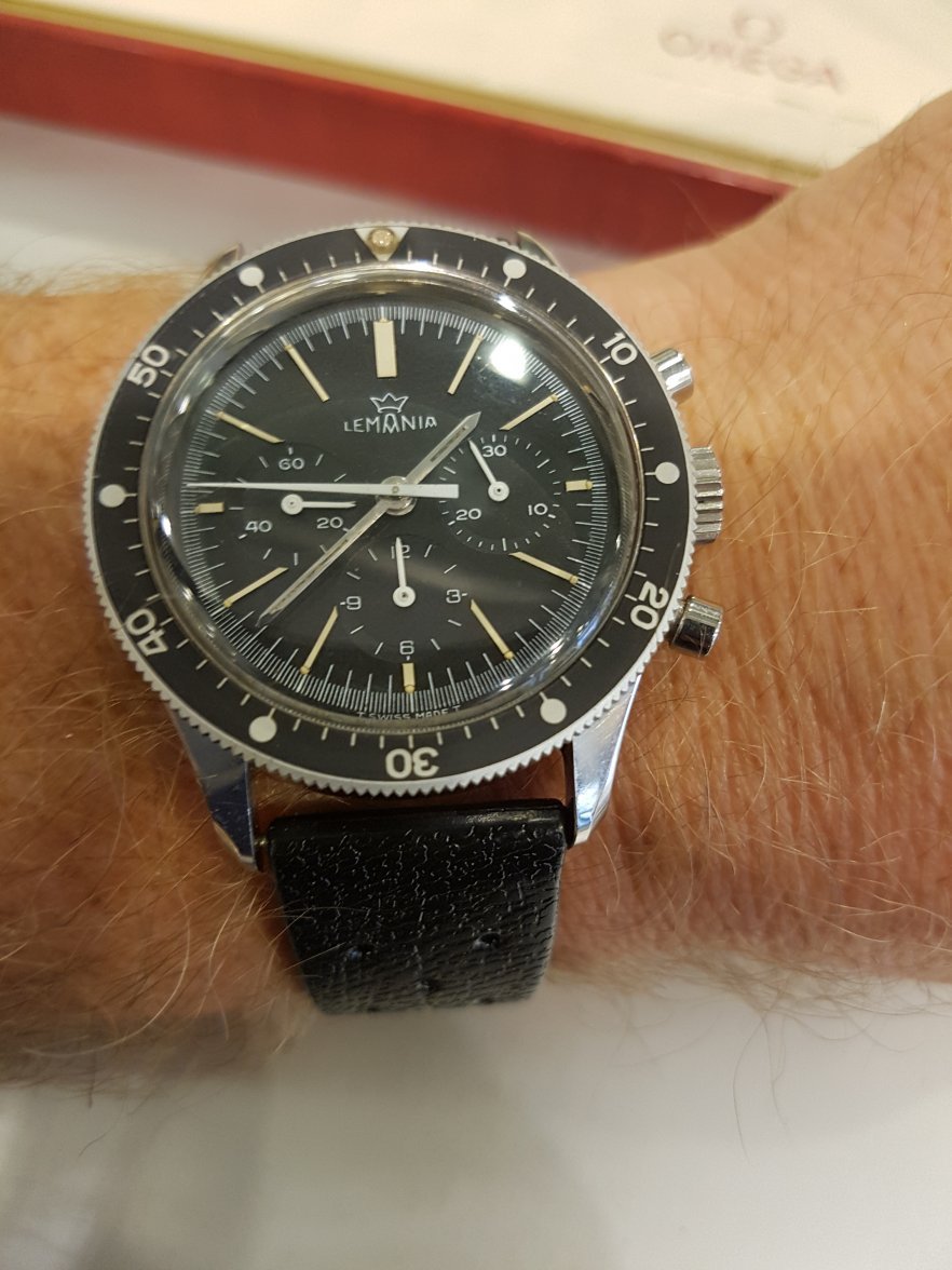 Lemania that looks like a Speedmaster | Omega Forums