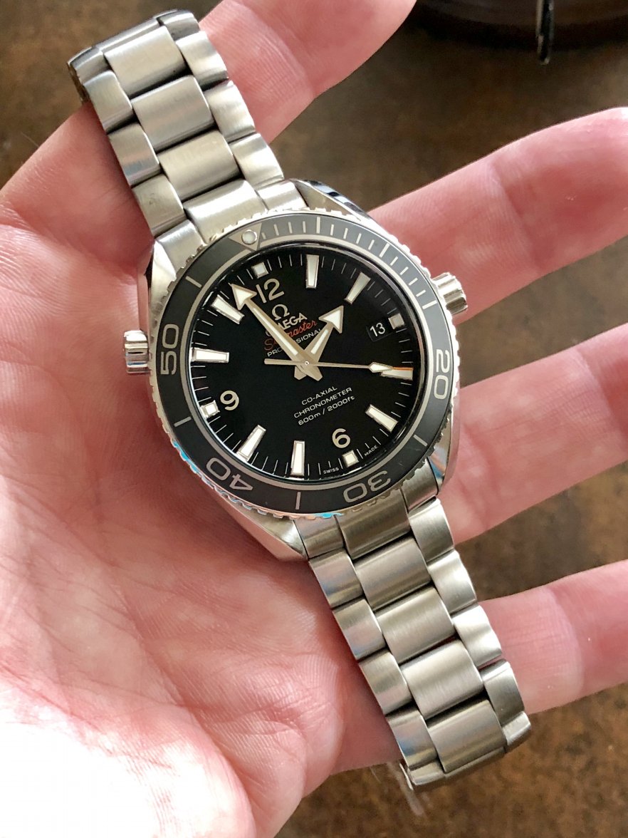 SOLD - Omega Seamaster Planet Ocean 42mm Model Number 232.30.42.21.01.001 All Box and Papers 