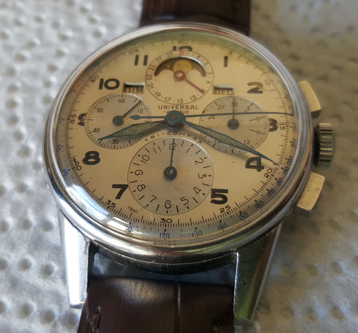 SOLD - UNIVERSAL GENEVE TRI-COMPAX 22258 - New Opportunity | Omega Forums