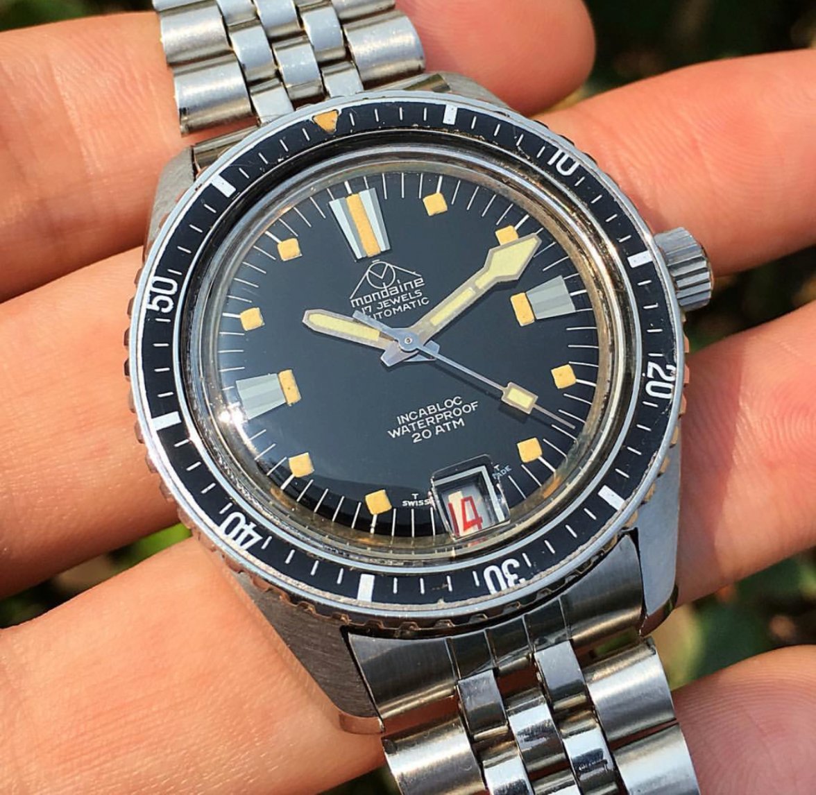 SOLD - Mondaine Vintage Diver 200m (Watchsteez) 1000 usd | Omega Forums