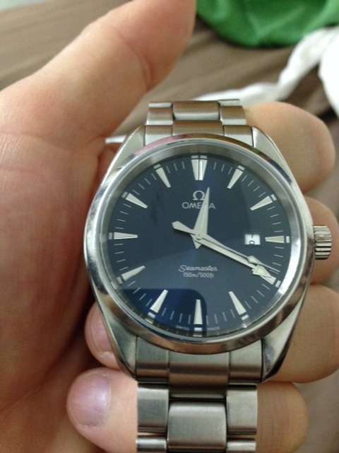 FS Omega Seamaster Aqua Terra Quartz 2517.80.00 Blue Omega Forums