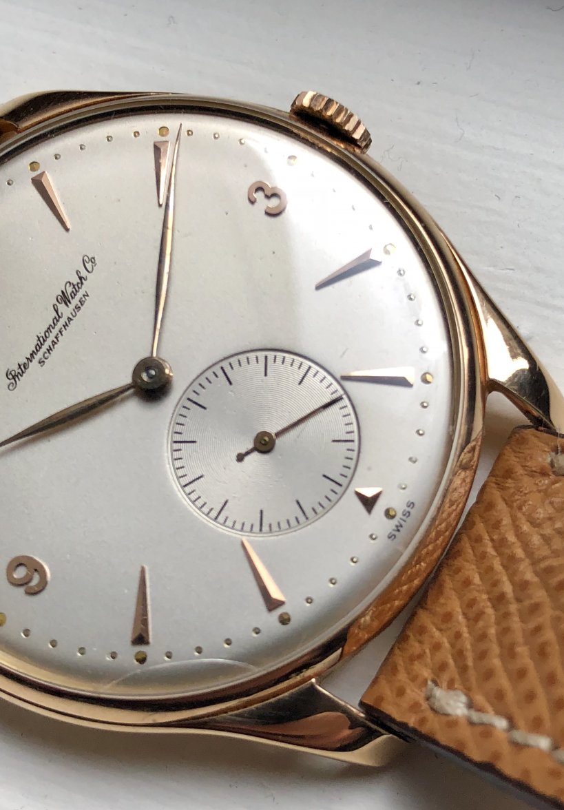 SOLD - IWC 18kt Rose Gold Calibre 88 - 37mm | Omega Forums