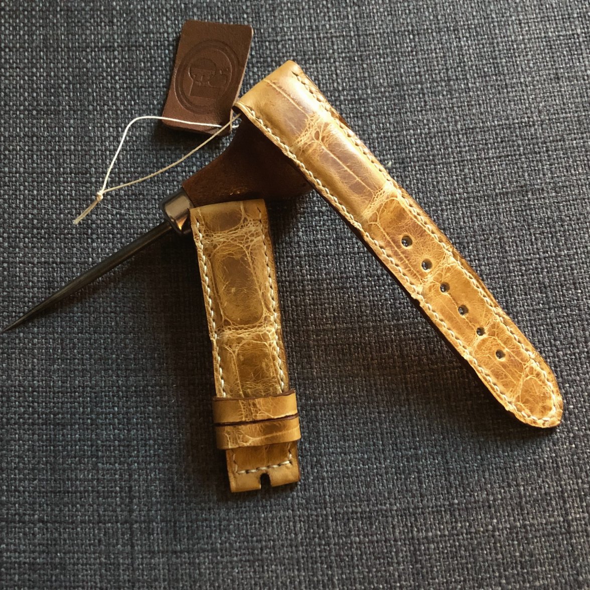 FS - Hand made crocodile straps | Omega Forums