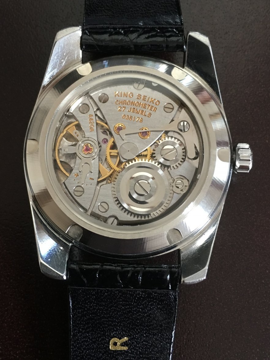 SOLD - 1965 King Seiko Chronometer 4420-9990 with Display Back and Buckle |  Omega Forums