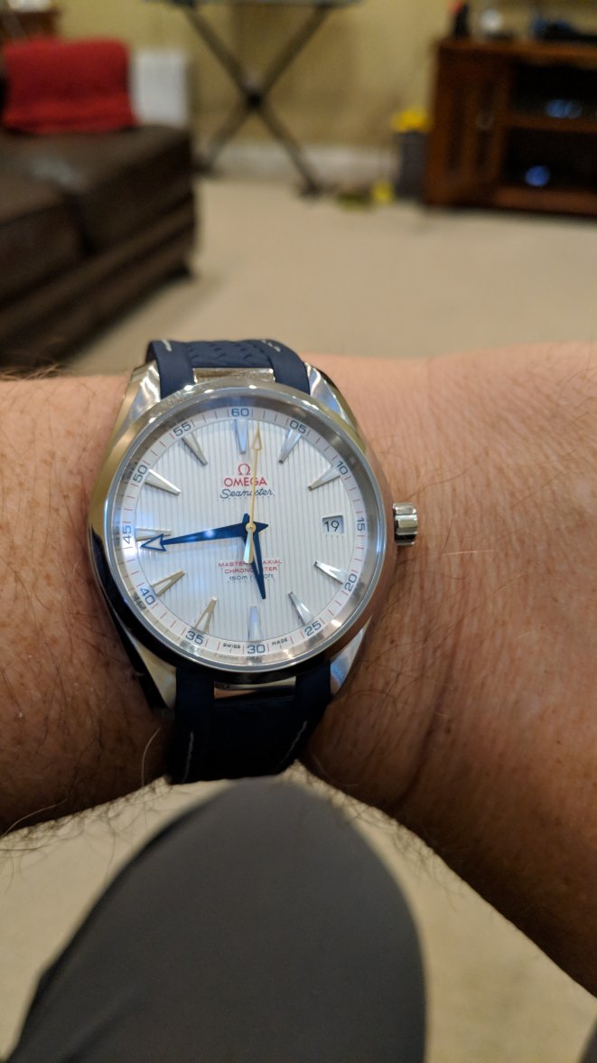 2017 Aqua Terra Rubber Strap Question 