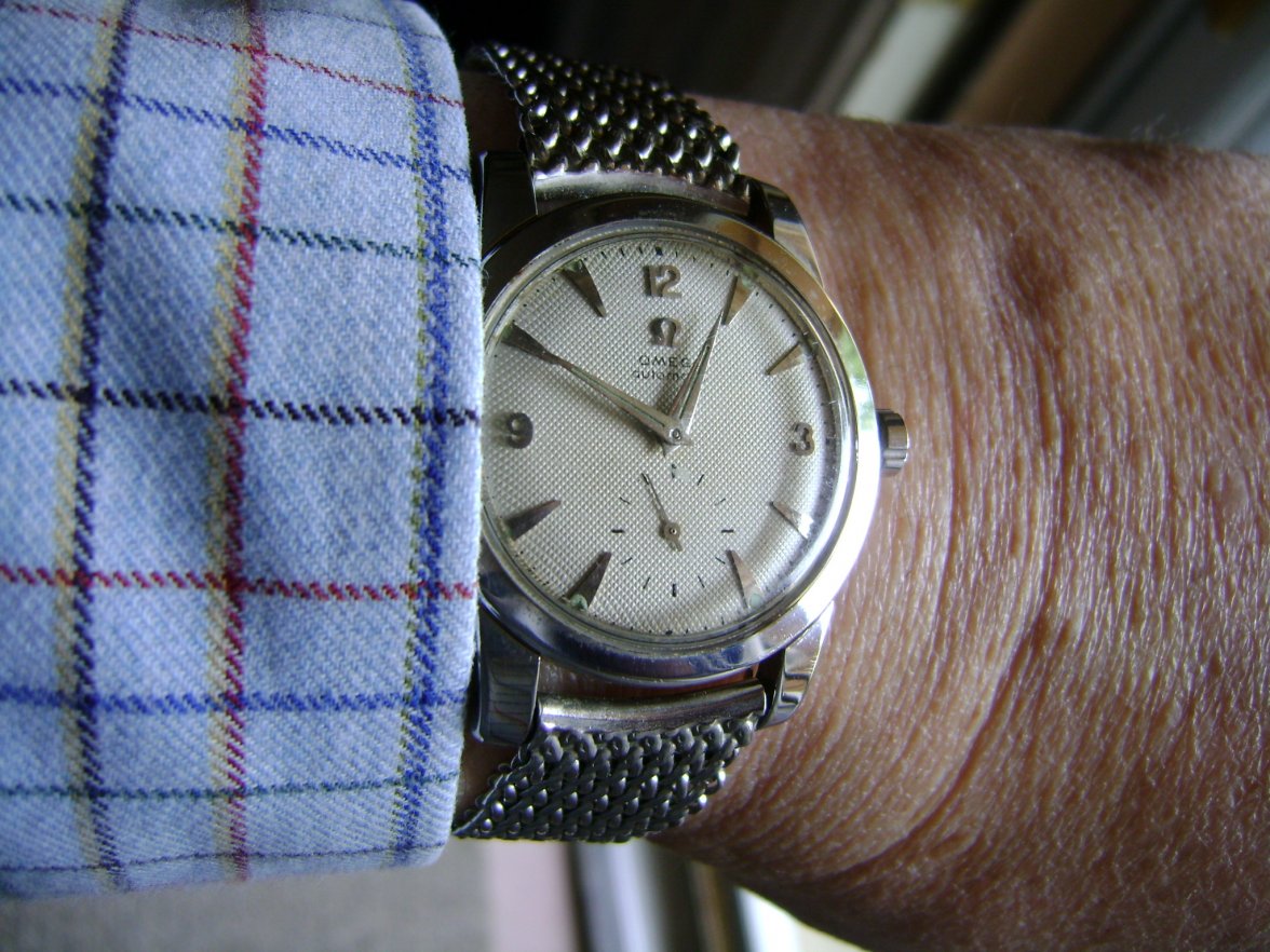 Omega Cal 344 with Champion SS strap.JPG