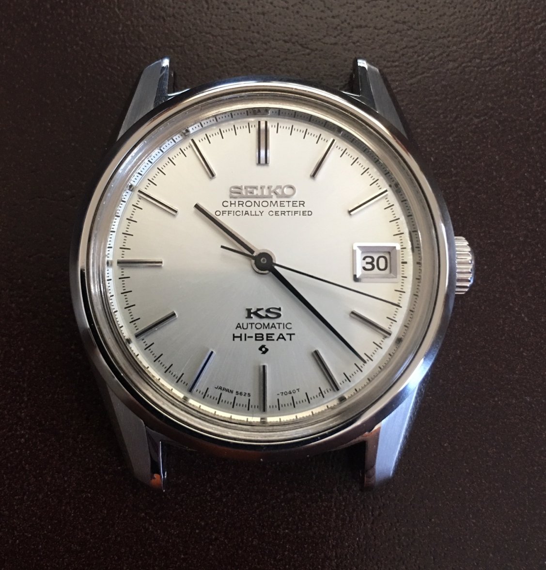 SOLD - 1970 King Seiko Automatic Hi-Beat Chronometer 5625-7040 | Omega ...