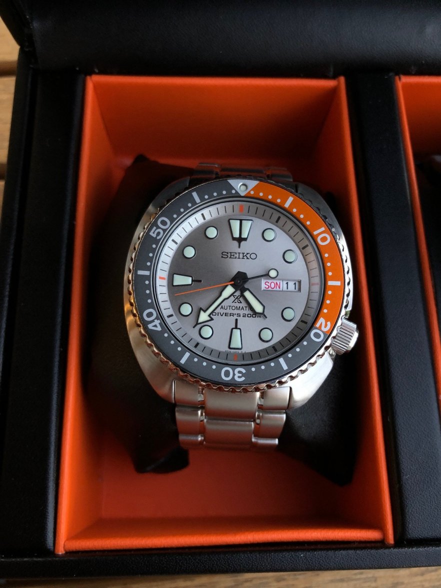 SOLD - Seiko Prospex Europe Limited Edition 2018 „Dawn Grey Series“ Turtle  SRPD01K1 | Omega Forums