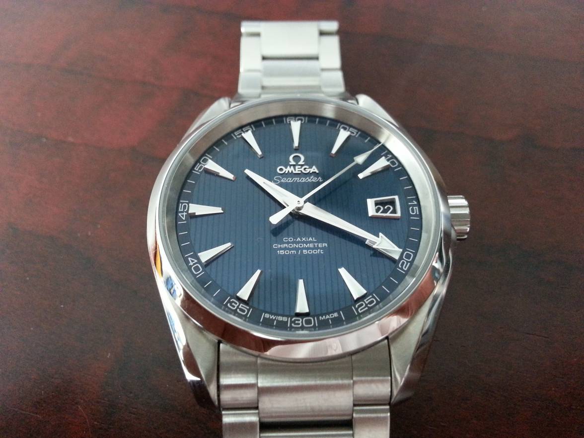 New Omega Seamaster Aqua Terra size and strap. | Omega Forums