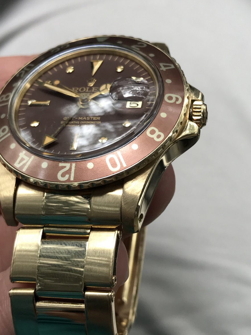 SOLD Rolex 18K Gold GMTMaster 1972 Omega Forums