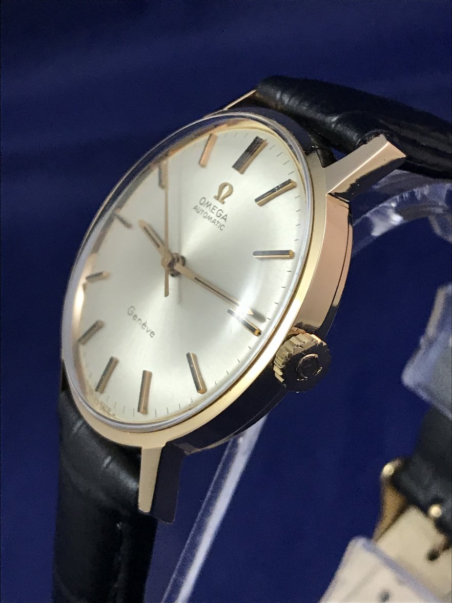 FS: 1968 Omega Seamaster Genève 18K Gold Automatic Watch - Superb ...