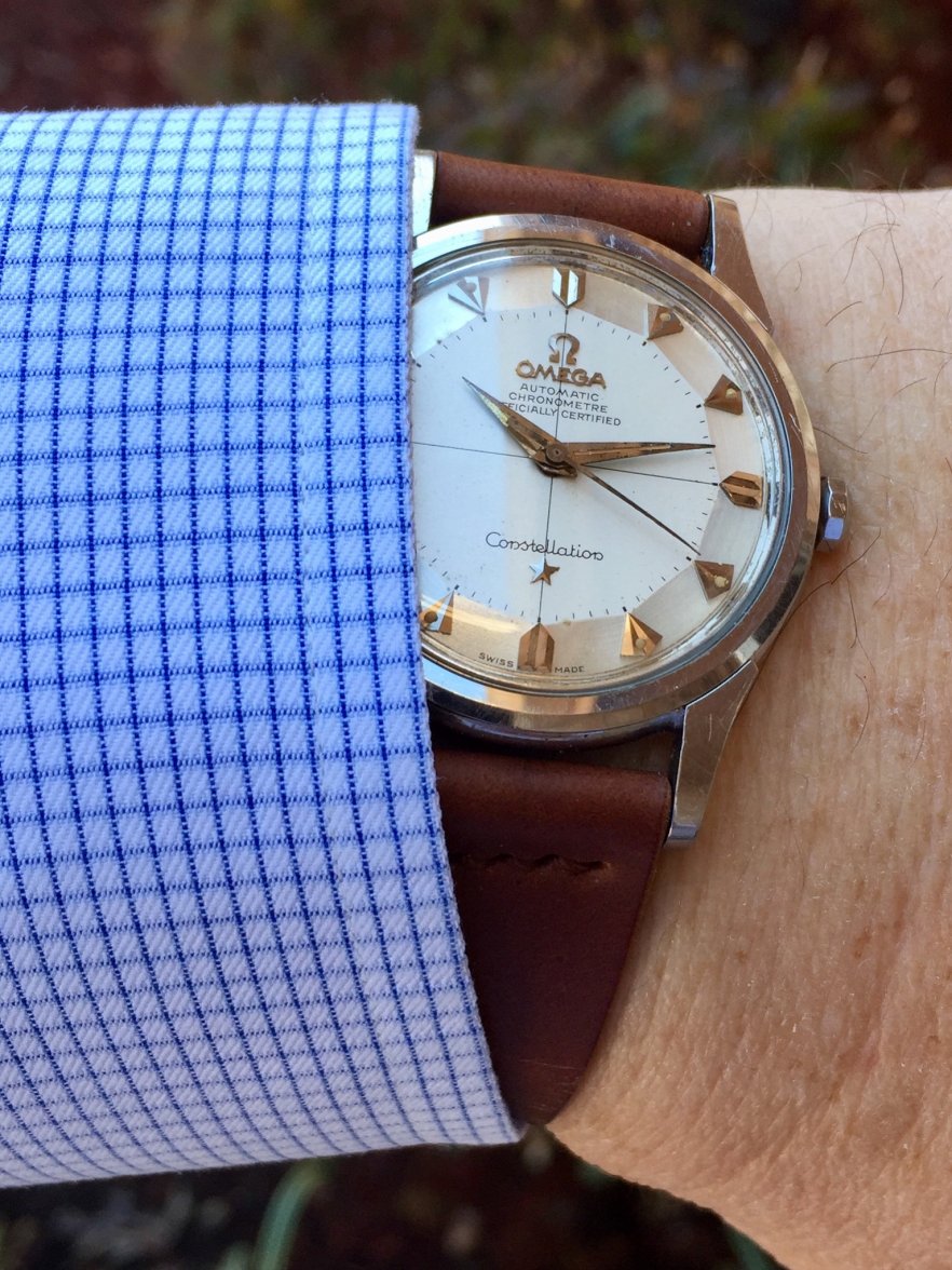 Dial variants of omega constellation arrow head 14381 | Omega