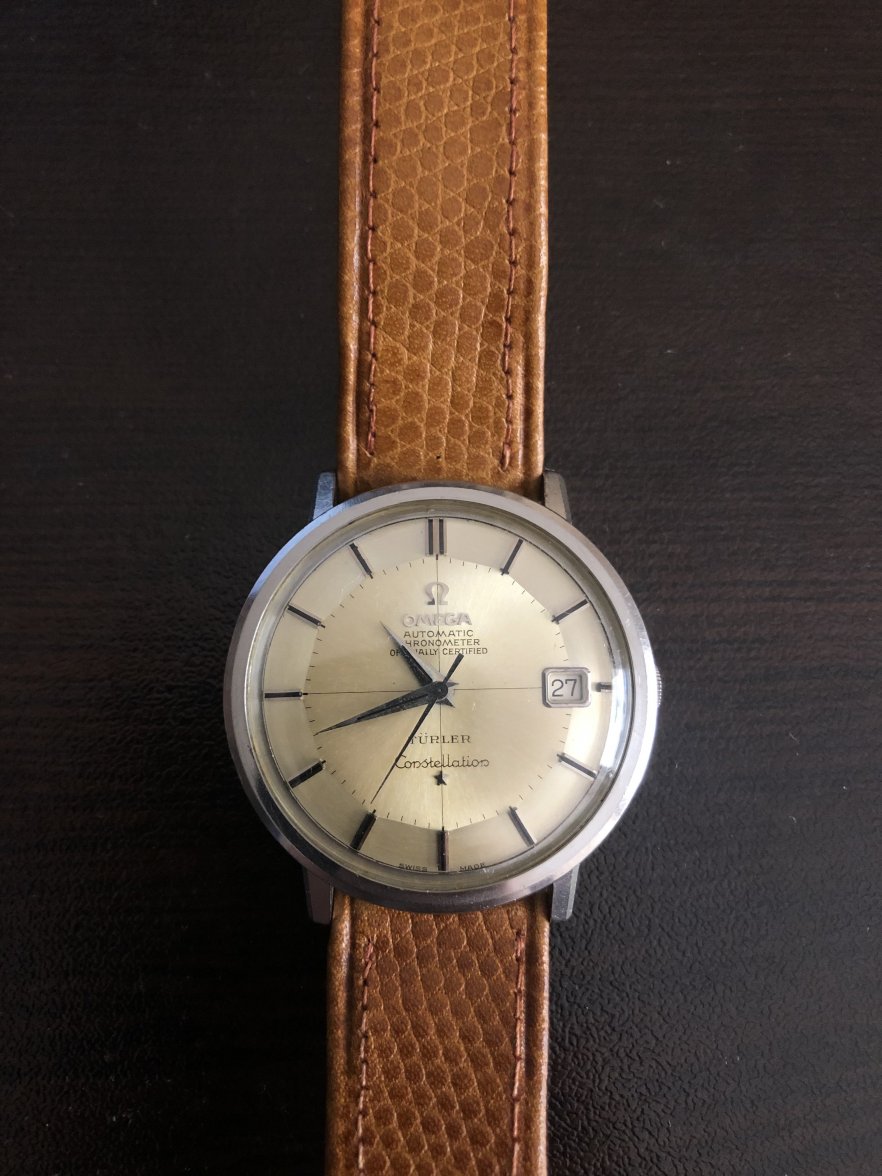 FS Omega Constellation ref 168.004 piepan signed by Turler! Omega