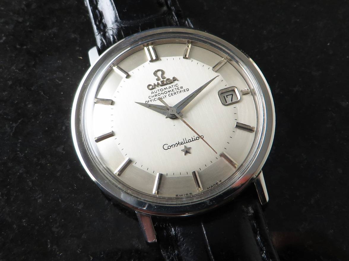 SOLD 1966 Ref 168.004 (Hidden Crown) Pie Pan Dial Constellation All