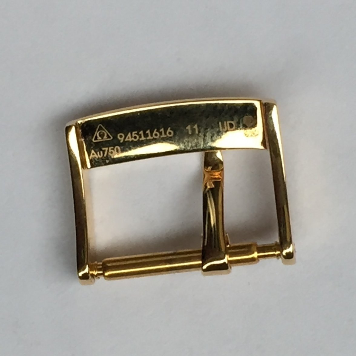 SOLD - Solid gold Omega 16mm pin buckle | Omega Forums