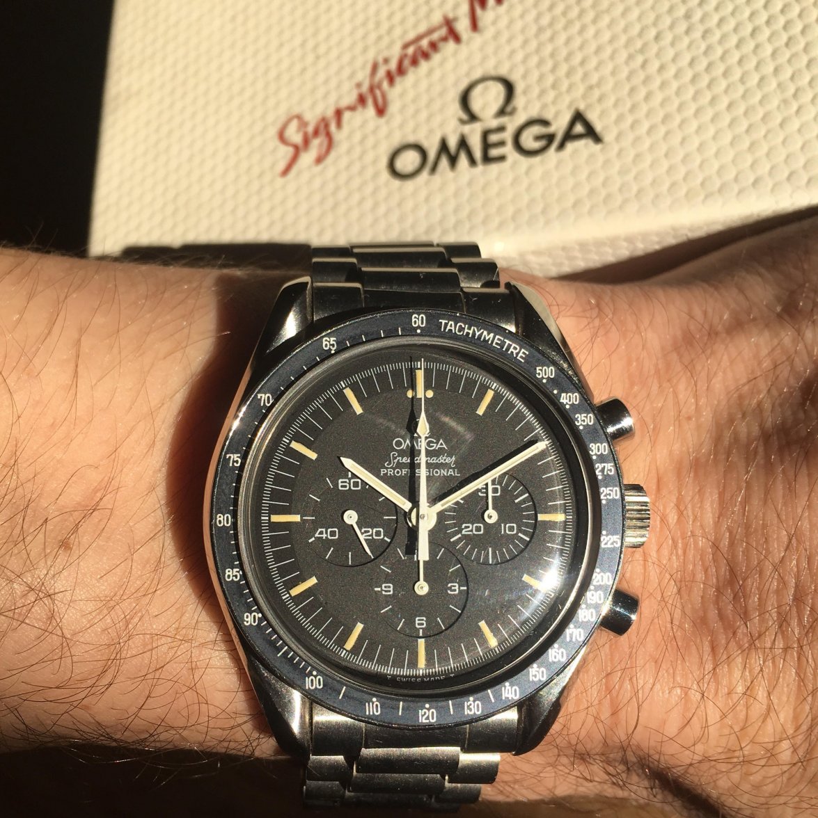 SOLD - Omega Speedmaster 20th Anniversary Limited Edition, Apollo 11 ...