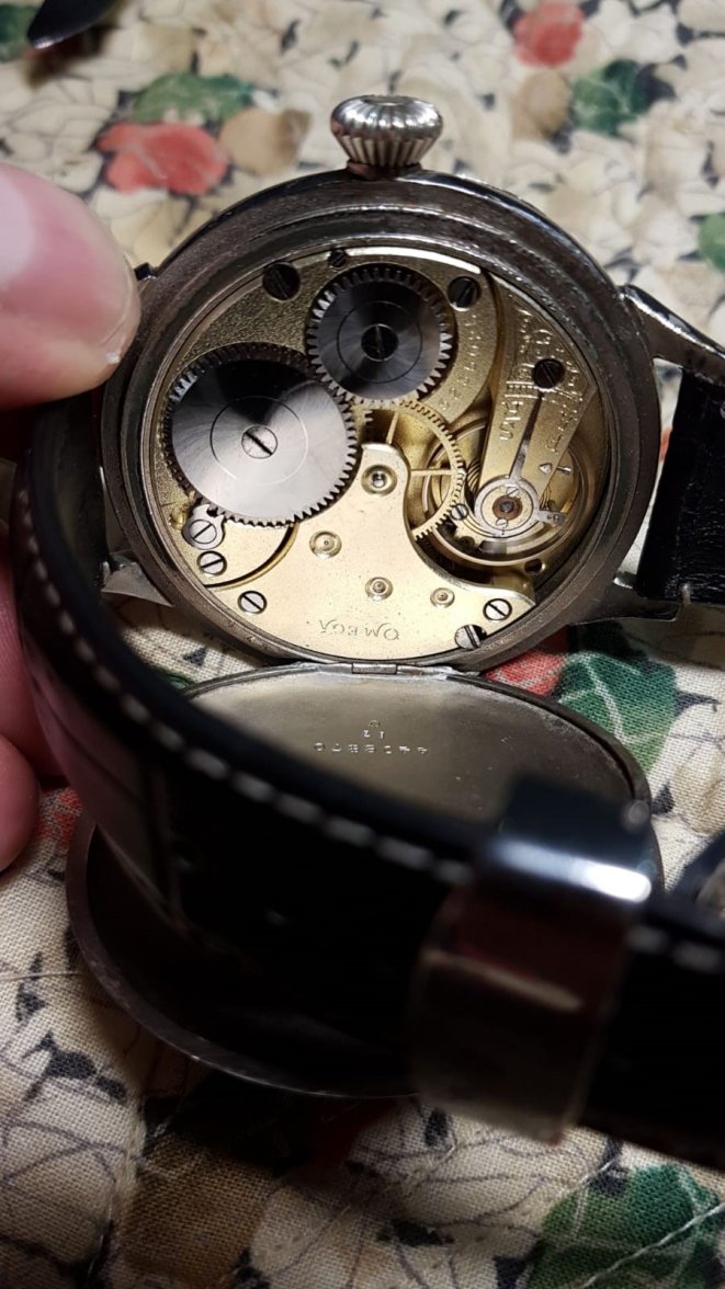 Chocolate Omega Vintage pocket watch conversion (early 1900