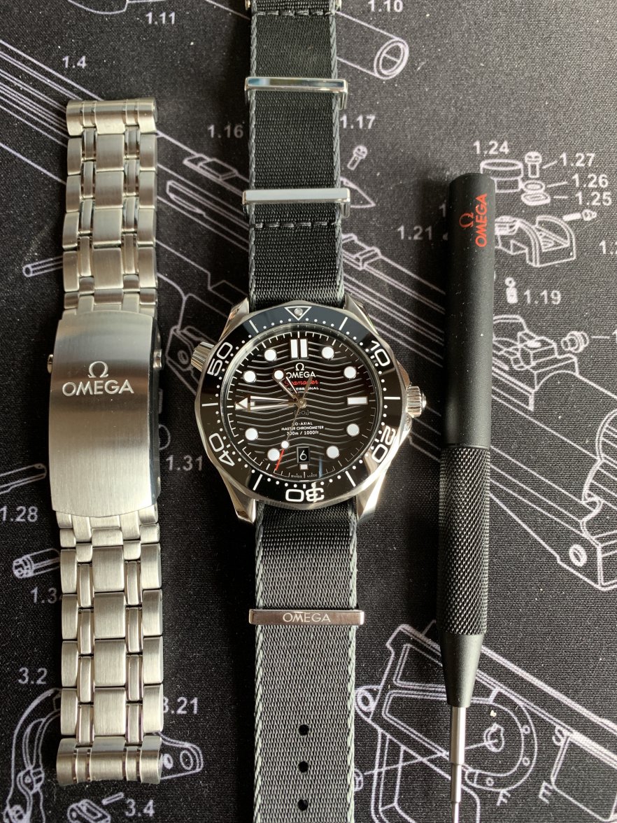 New seamaster 2018 on leather strap 
