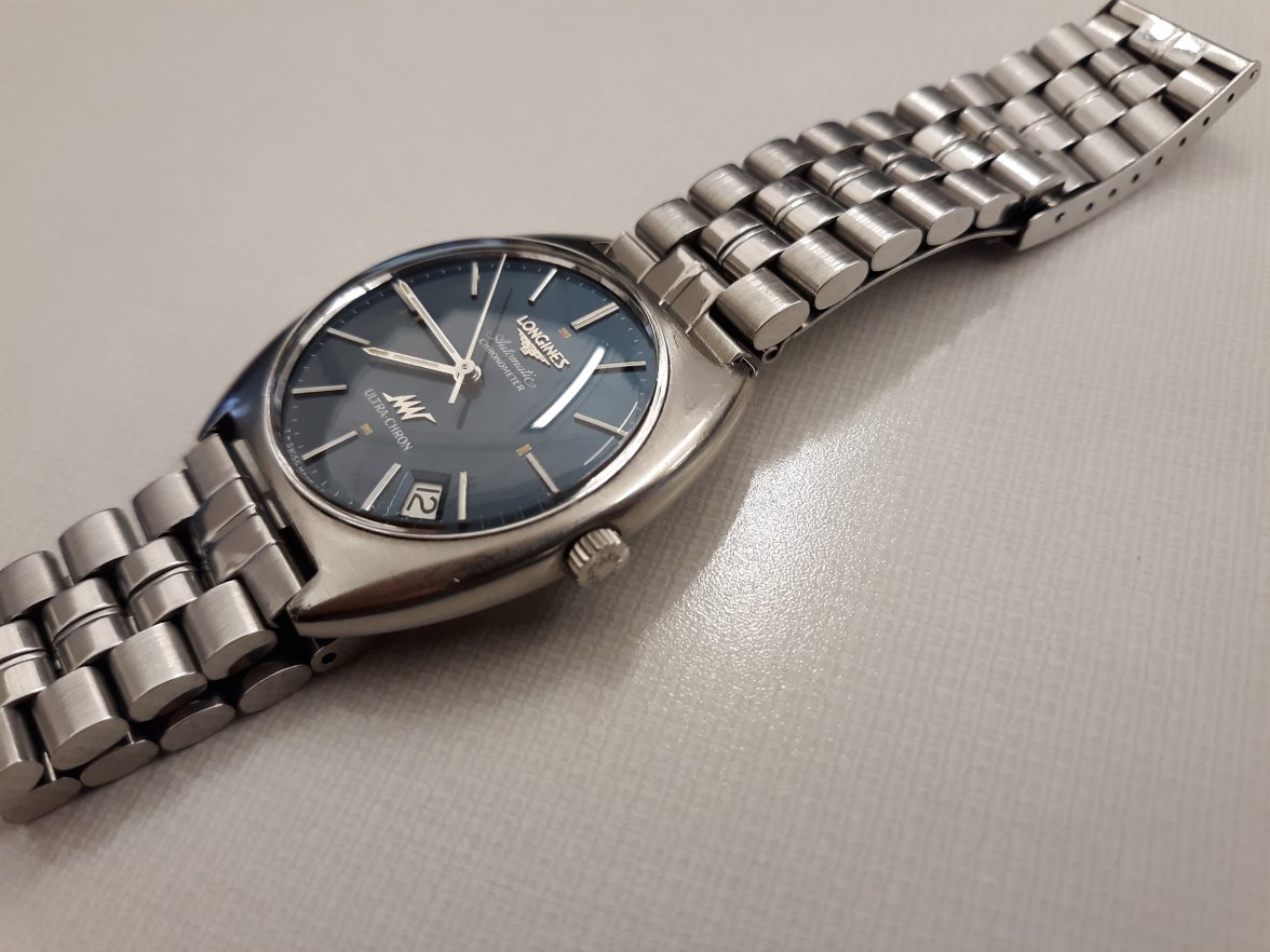 SOLD: 1973 Longines Ultra Chron Blue Dial | Omega Forums