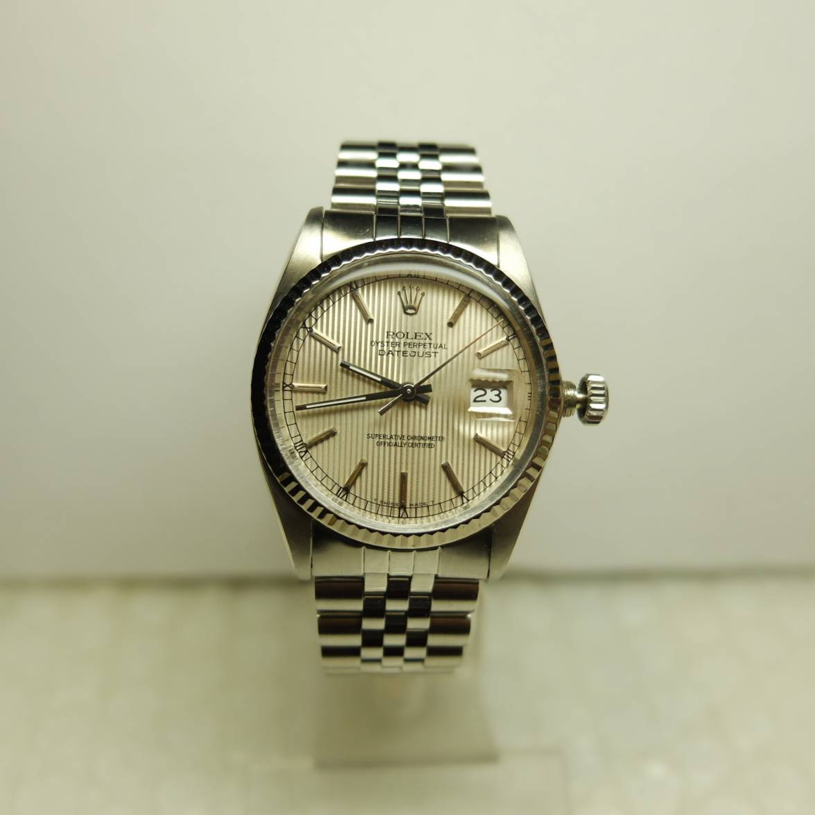 FS - FS:58 PIC SPECIAL DIAL Rolex DateJust 16014, 62510H band, USD2248 ...