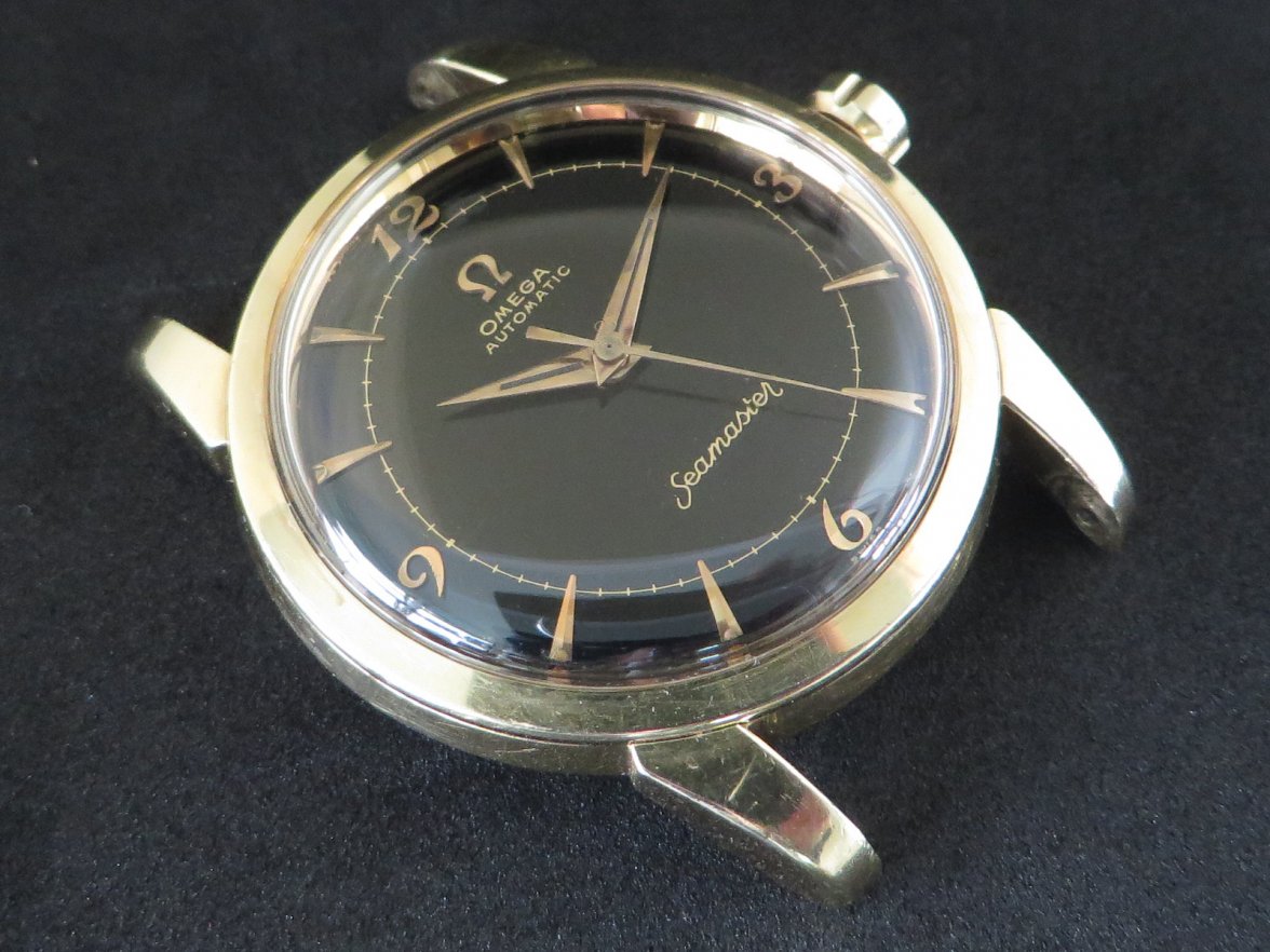 SOLD - 1955 Black/Gilt Dial Omega Seamaster Automatic - Reference 2846 |  Omega Forums