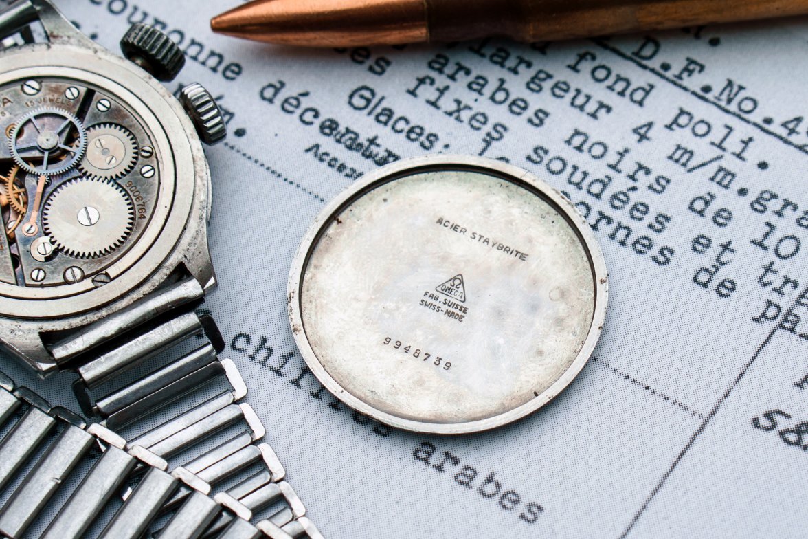 Omega CK2129 Weems WWII pilot watch 