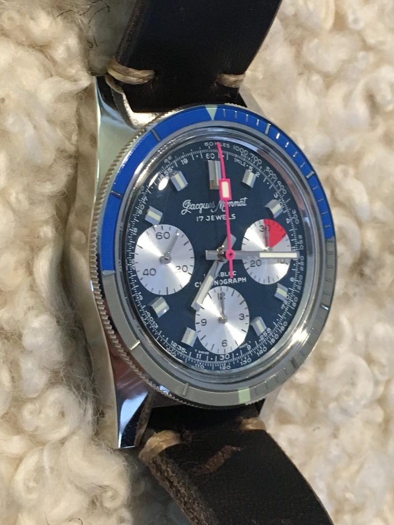 Jacques monnat chronograph sale