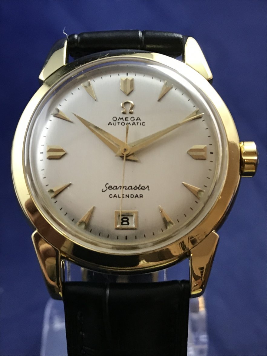 omega seamaster automatic 18k gold