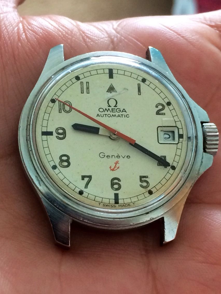 White-Dialed Omega Admiralty 166.038 