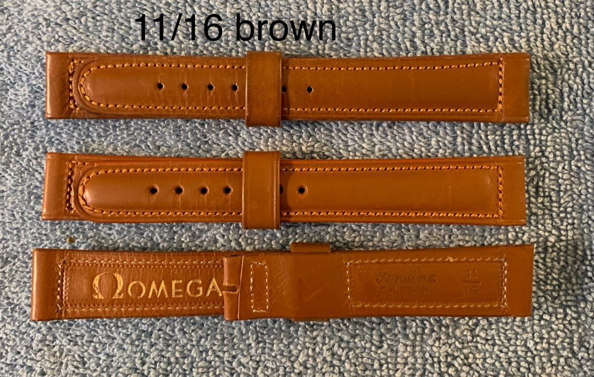 omega leather watch bands