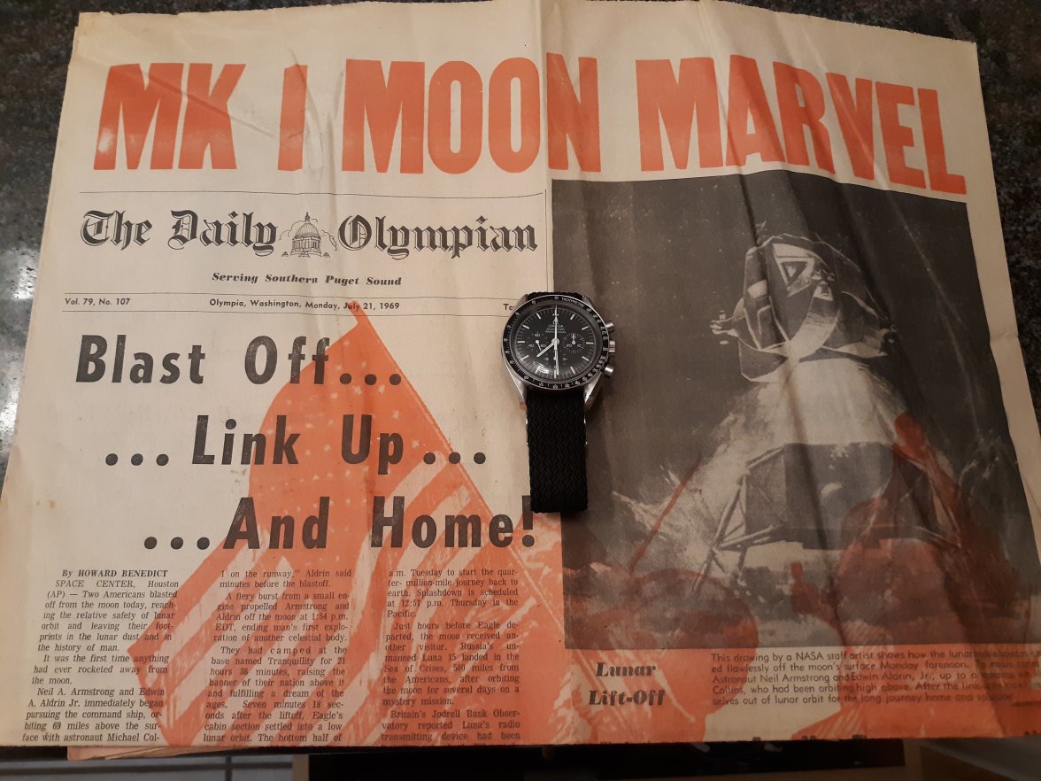 Moon Landing Newspaper | Omega Forums