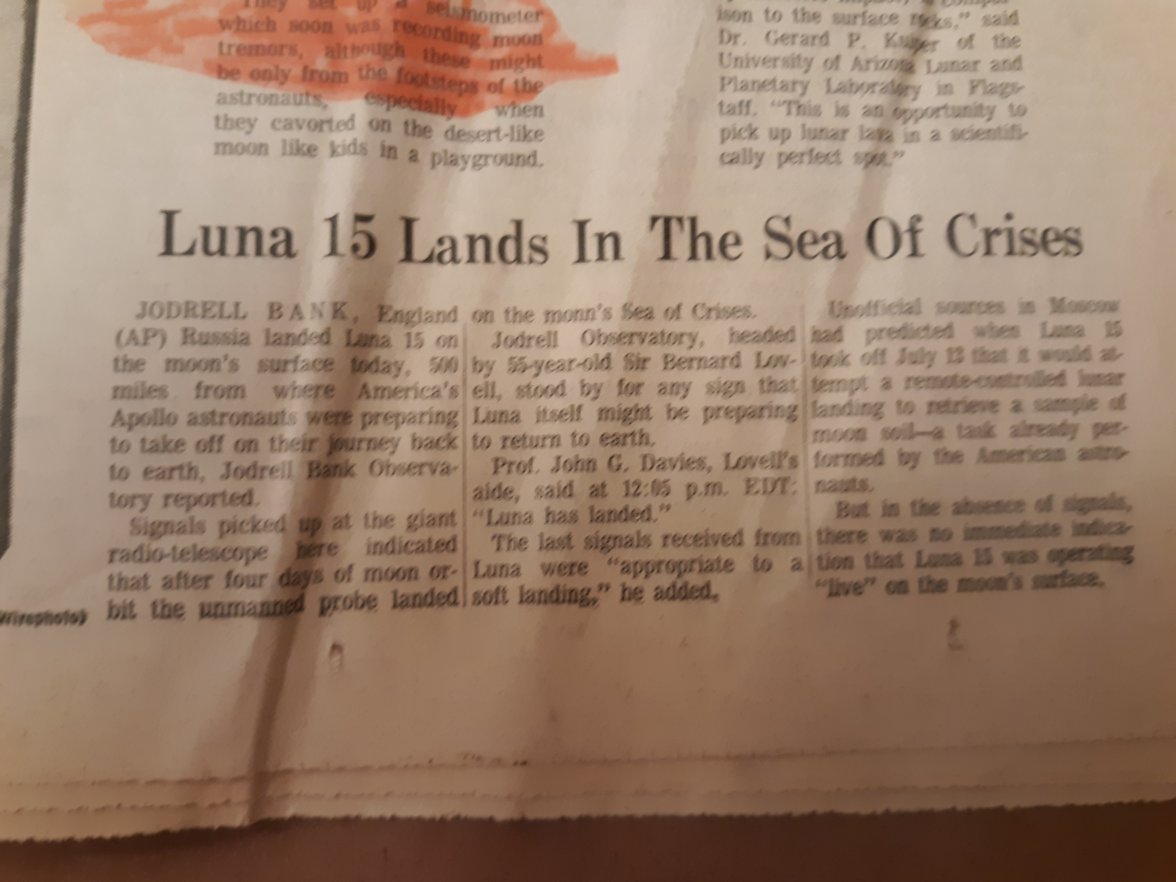 Moon Landing Newspaper | Omega Forums
