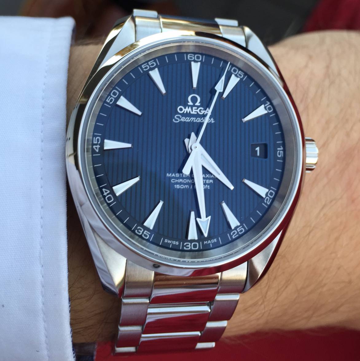 My first Omega: Seamaster Aqua Terra Master Coaxial | Omega Forums