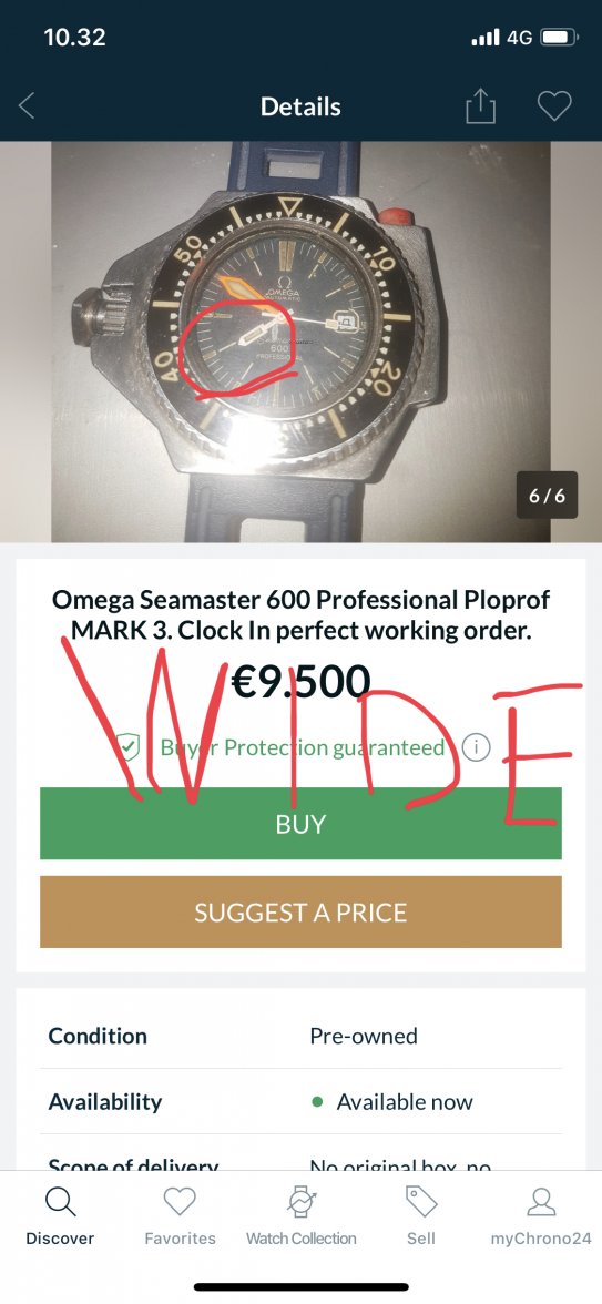 Fake sellers in Chrono24 Omega Forums