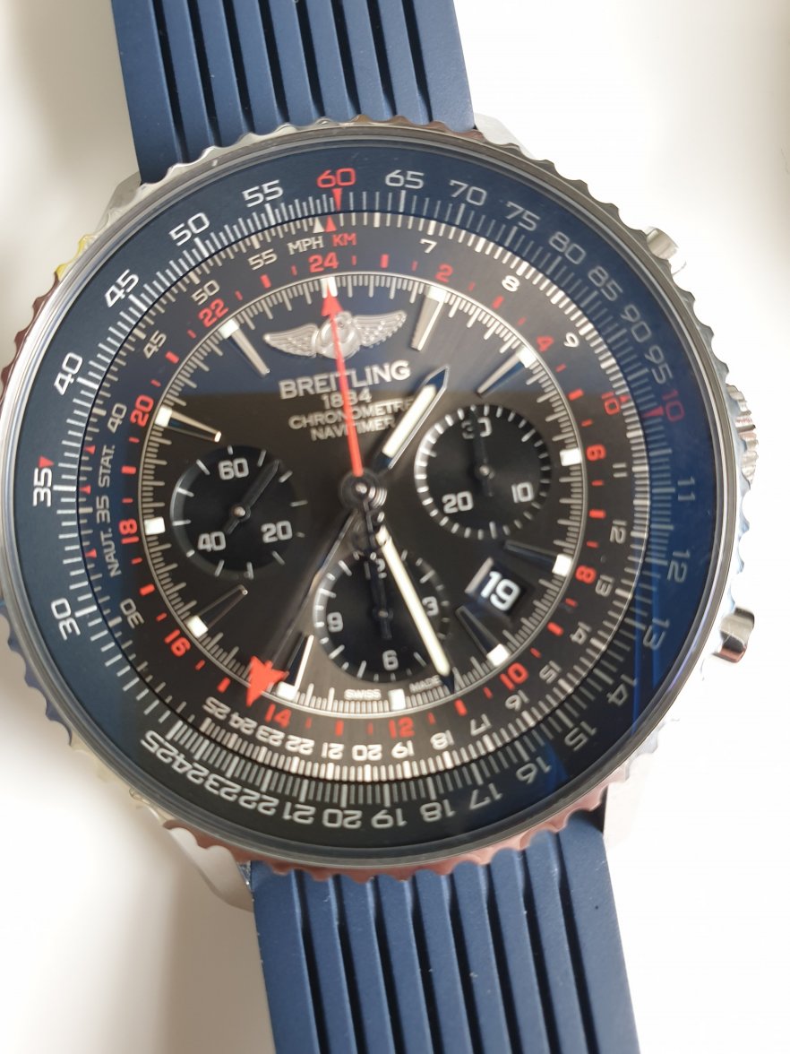 breitling navitimer gmt 48mm