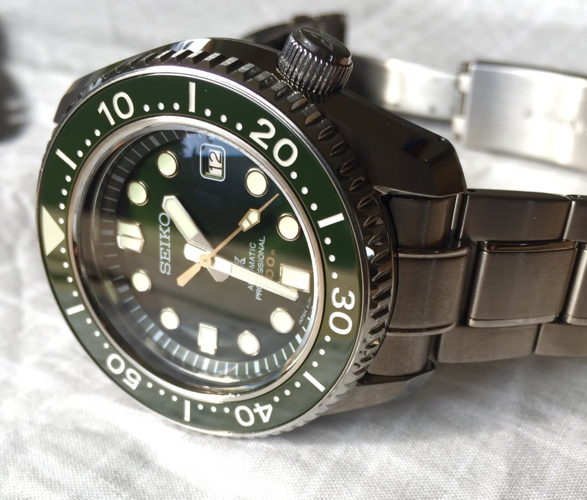 SOLD - Limited Edition Seiko Marinemaster SLA019 (Green Dial & Bezel) -  REDUCED | Omega Forums