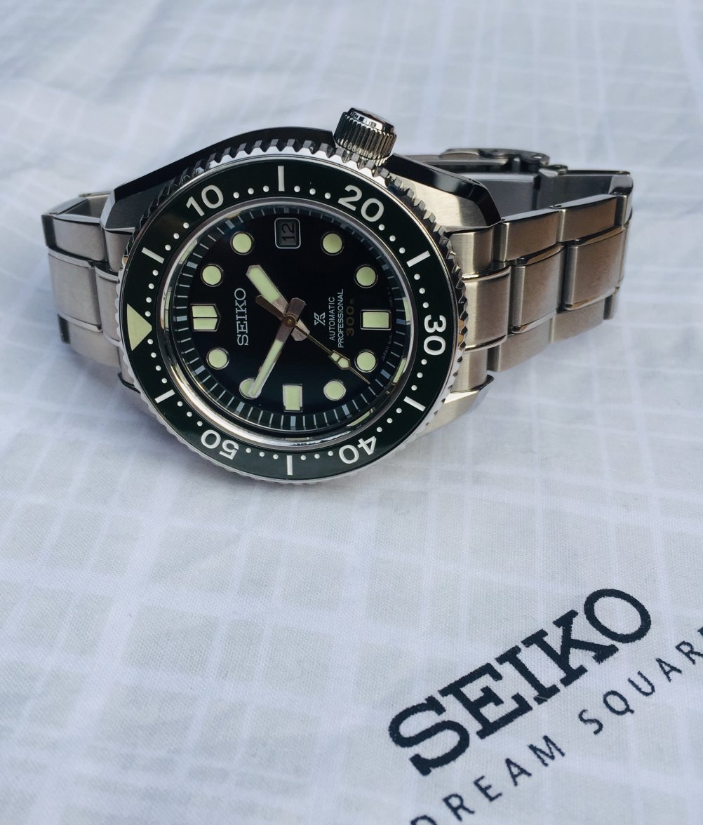 SOLD - Limited Edition Seiko Marinemaster SLA019 (Green Dial & Bezel) -  REDUCED | Omega Forums