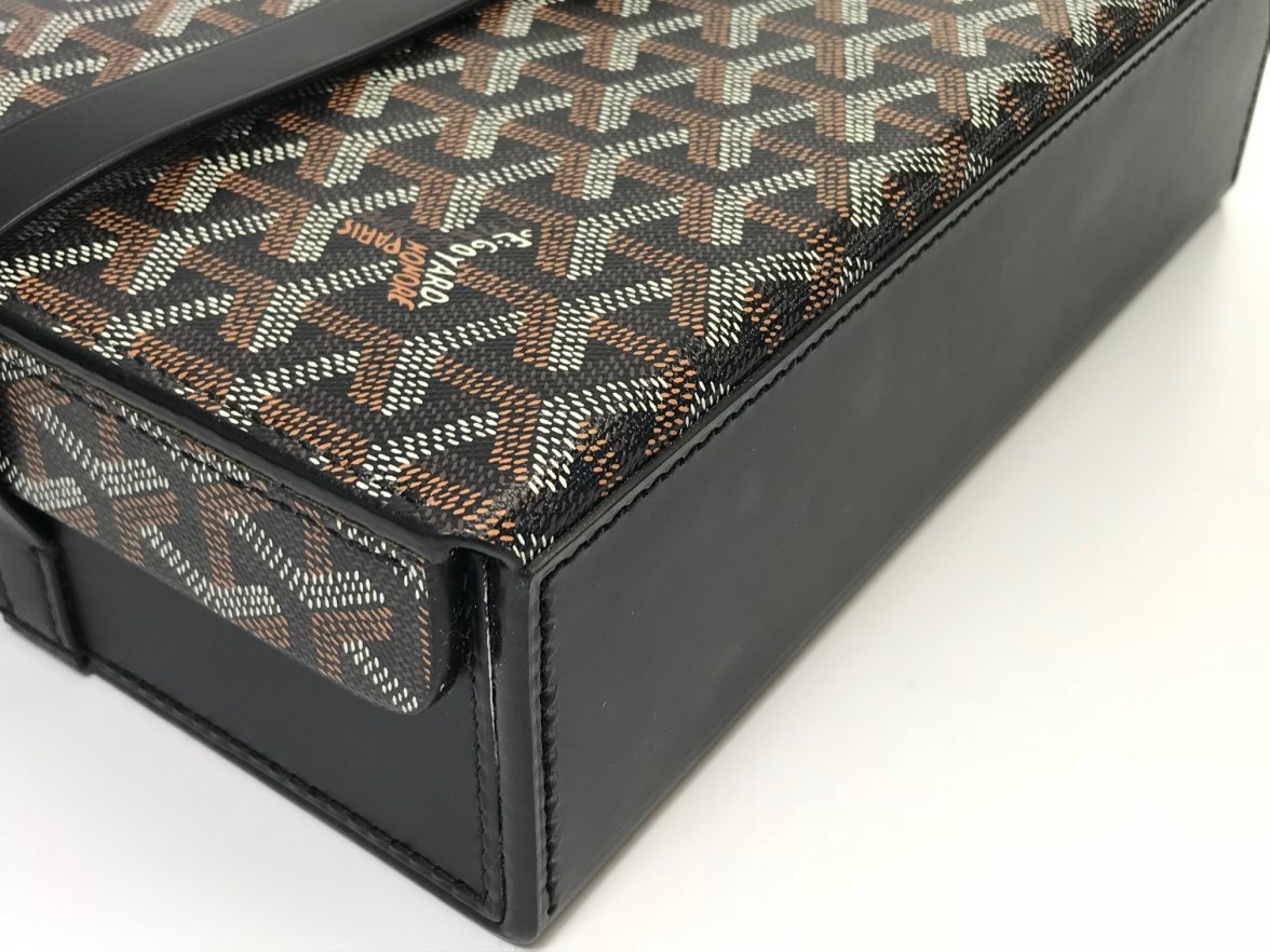 SOLD Genuine Goyard Black Leather Watch Box for 8 Watches Omega Forums