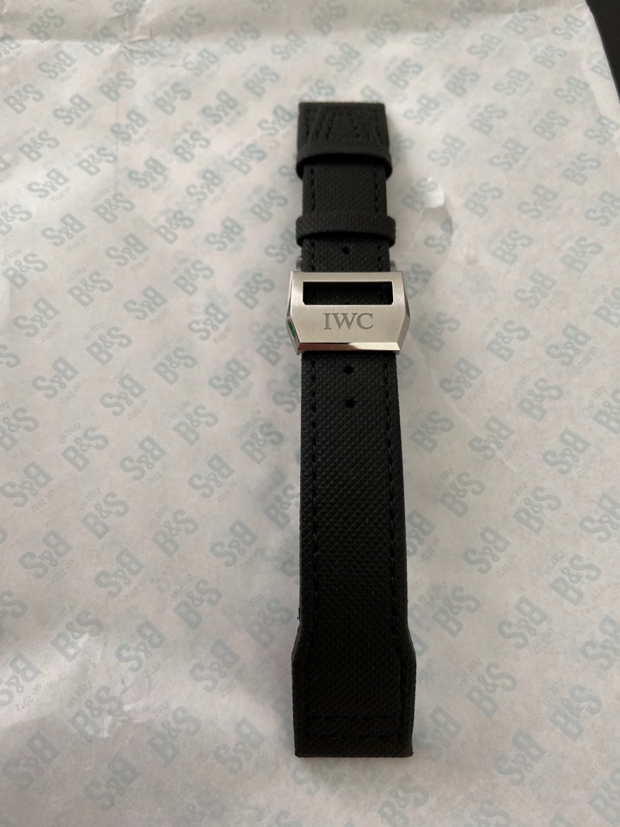 FS IWC Deployant Clasp & IWC Top Gun Strap 100 Original from IWC