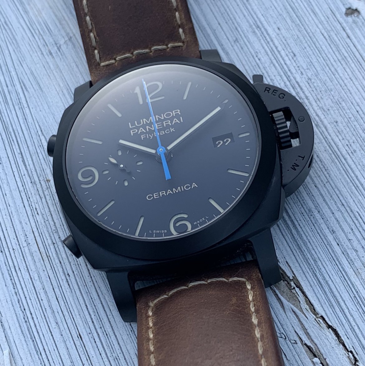 FS: panerai 1950 3 days Chrono Flyback PAM00580 392/500 | Omega Forums