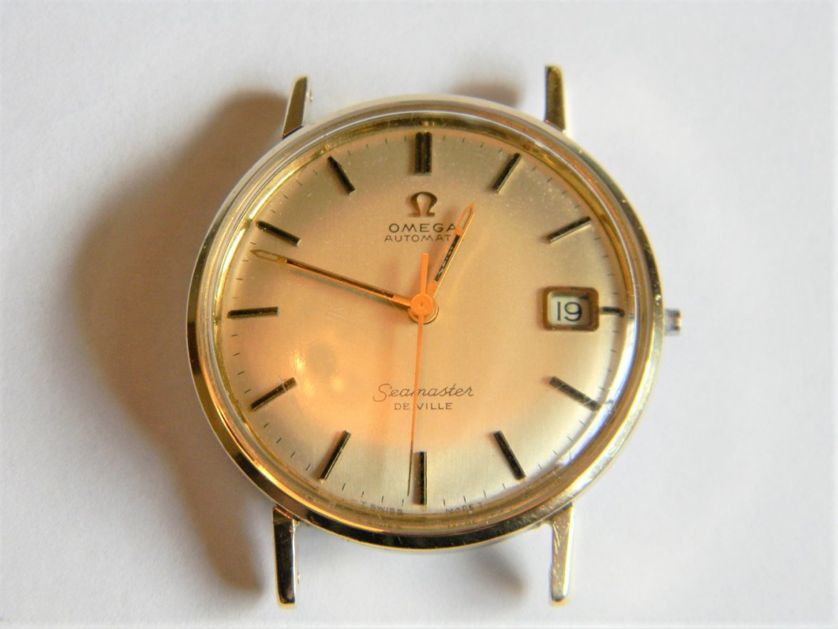 SOLD - OMEGA Seamaster DeVille Automatic cal 565 14K Gold Bezel & Steel ...