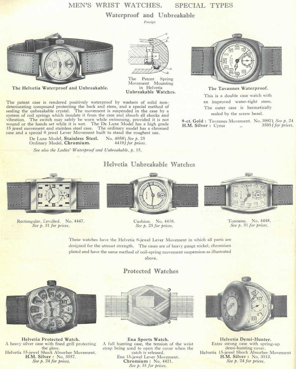 'Special Watches' from 1934 Catalogue | Omega Forums