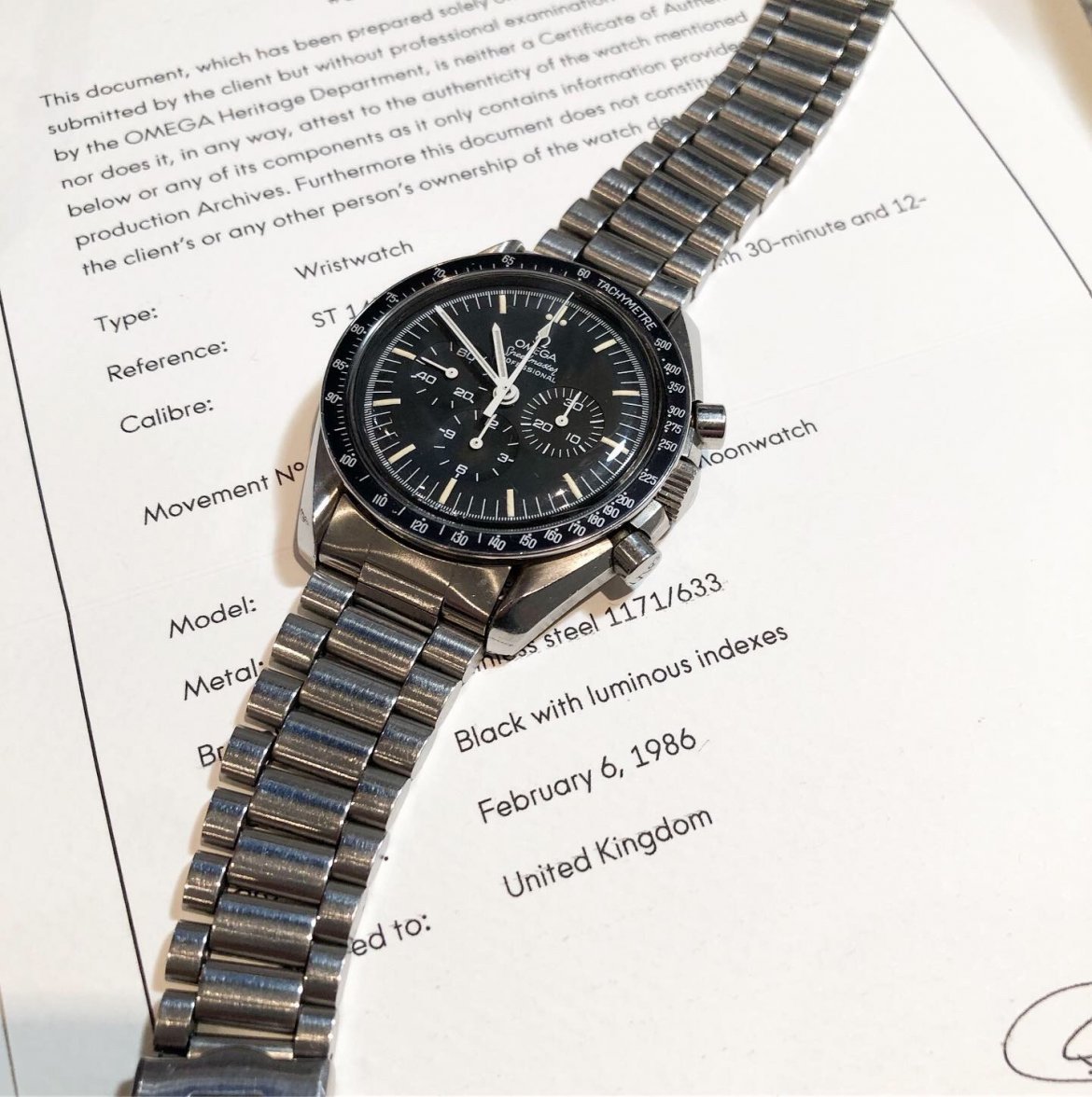 omega speedmaster 1986