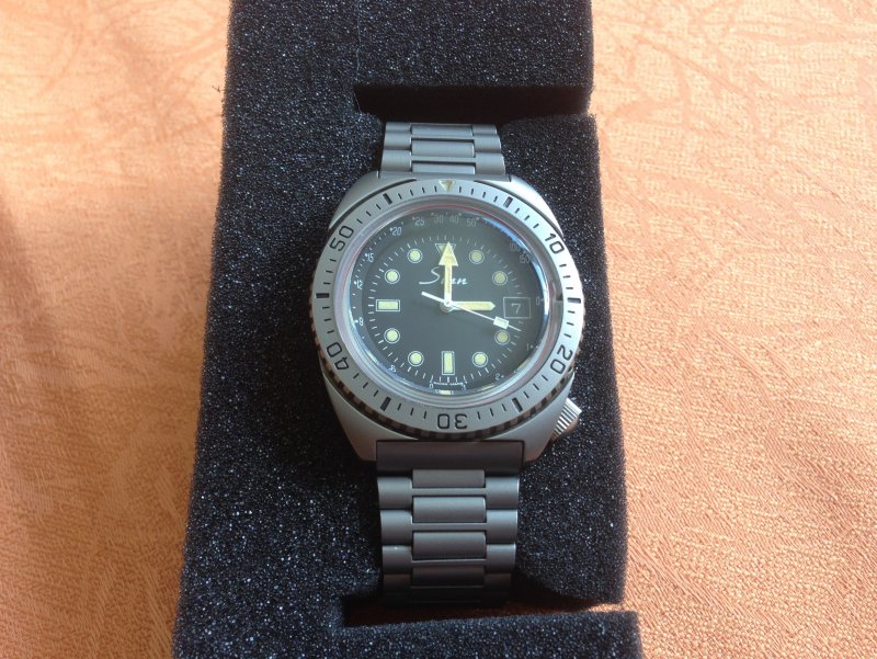 First hot sale titanium watch